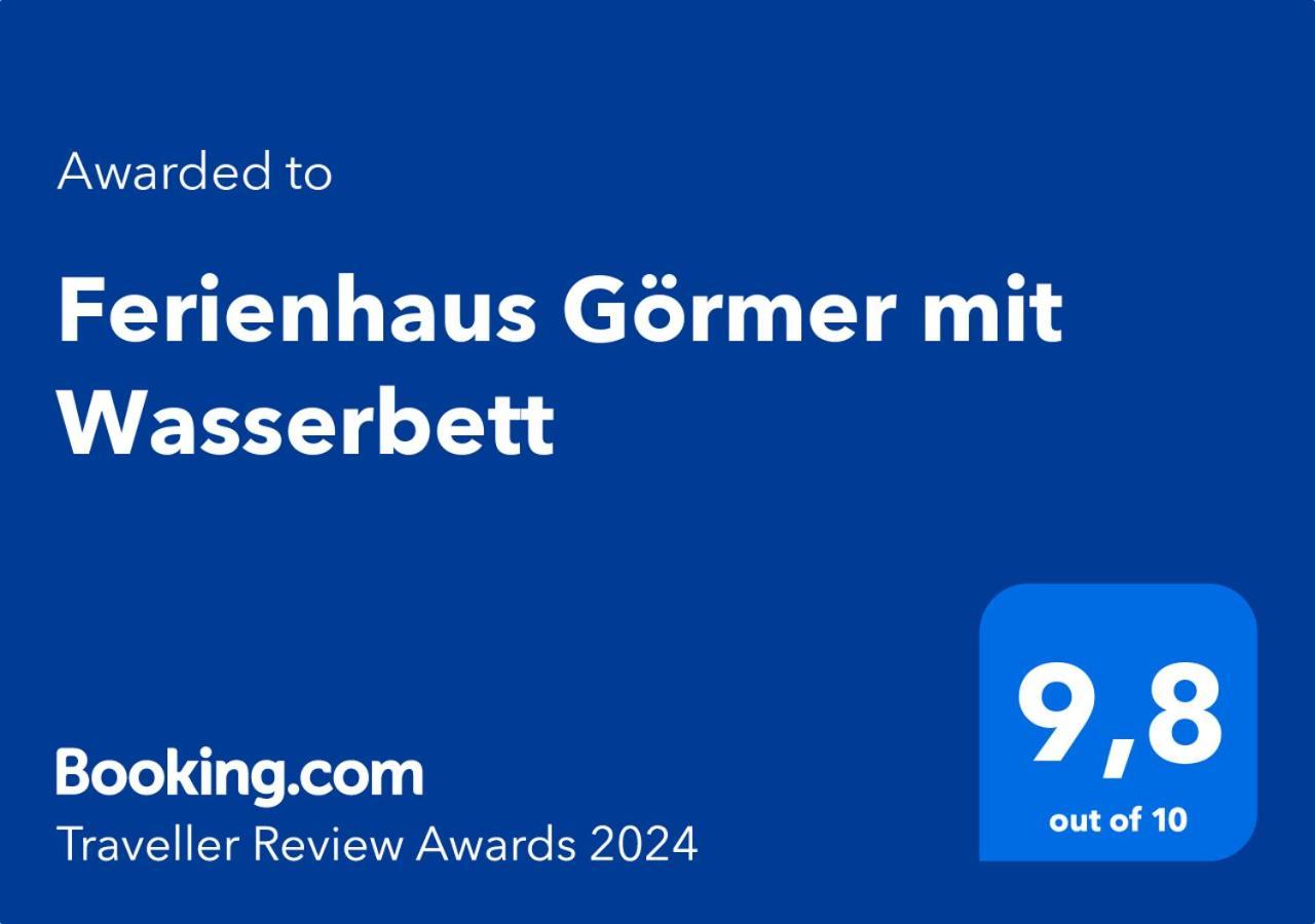 Ferienhaus Goermer Mit Wasserbett Schmölln Exterior foto